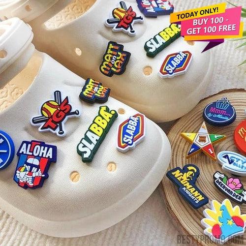Custom Rubber Croc Charms - Regular-Besty Promo